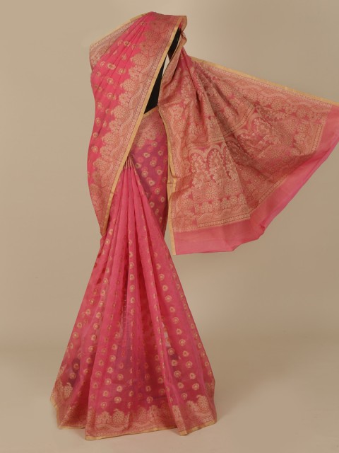

Pothys Pink Woven Design Saree