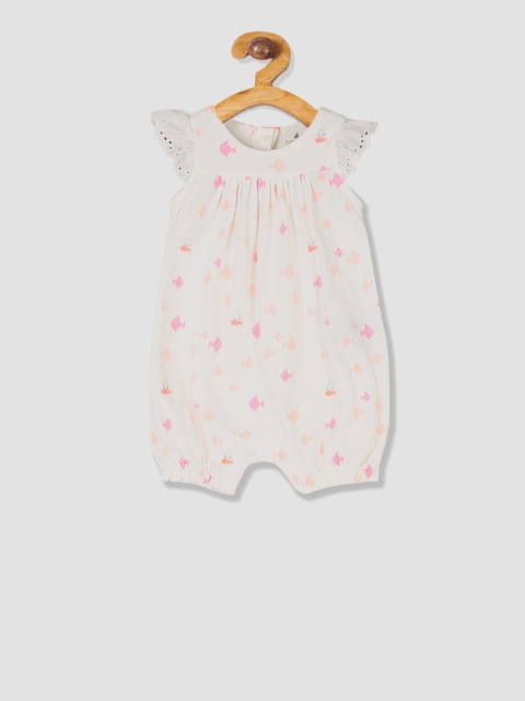 

GAP Infant Girls White Eyelet Flutter Shortie One-Piece