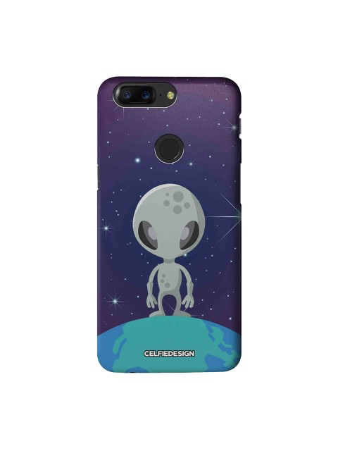 

CelfieDesign Purple & Grey Alien Signature Sustainable OnePlus 5T Back Cover
