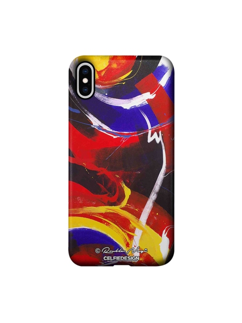 

CelfieDesign Multicoloured New World Printed iPhone XS Max Back Cover, Multi