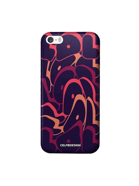 

CelfieDesign Navy Blue & Pink LOL Apple iPhone SE Back Cover