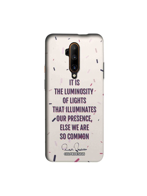 

CelfieDesign Beige Presence AB Quotes OnePlus 7T Pro Back Cover