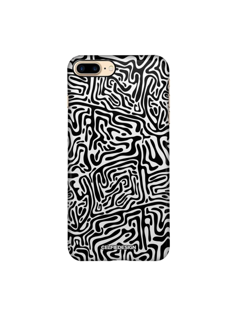 

CelfieDesign Black and White Maze Abstract iPhone 8 plus Back Case