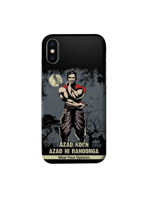 

CelfieDesign Grey Azaad hoon Apple iPhone XS Back Cover Wear Your Opinion