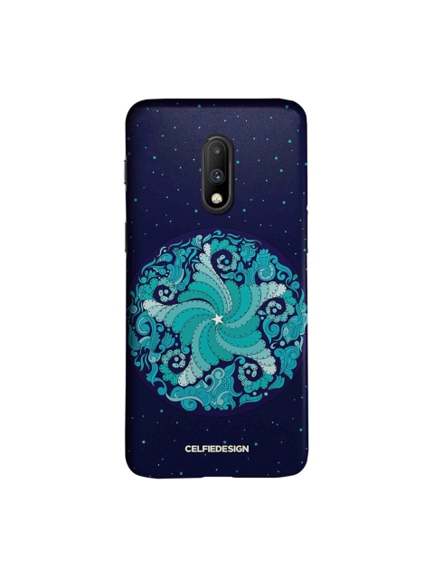 

CelfieDesign Navy Blue & Green Starfish Mandala OnePlus 7 Back Cover