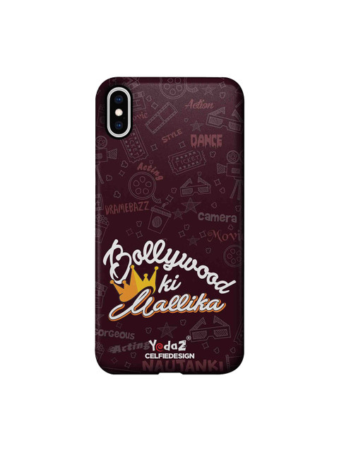

CelfieDesign Brown & White Bollywood Ki Mallika Printed iPhone XS Max Back Cover