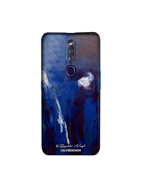 

CelfieDesign Black & Blue Rainfall Printed Oppo F11 Pro Sustainable Back Cover