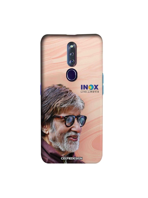 

CelfieDesign Tan Brown & Black Inox Grand Odyssey Oppo F11 Pro Back Cover