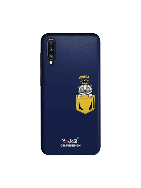 

CelfieDesign Blue & Yellow Chhupa Rustom Samsung Galaxy A70 Back Cover