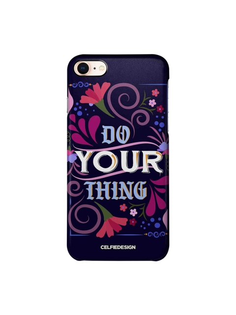 

CelfieDesign Purple Do Your Thing Printed iPhone 8 Sustainable Back Case