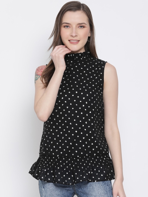 

Oxolloxo Women Black Printed Top