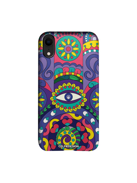 

CelfieDesign Multicoloured Humsa Apple iPhone XR Back Cover Base 501, Multi