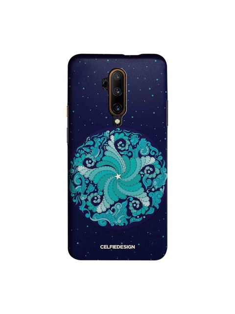 

CelfieDesign Navy-Blue Starfish Mandala Printed OnePlus 7T Pro Back Cover