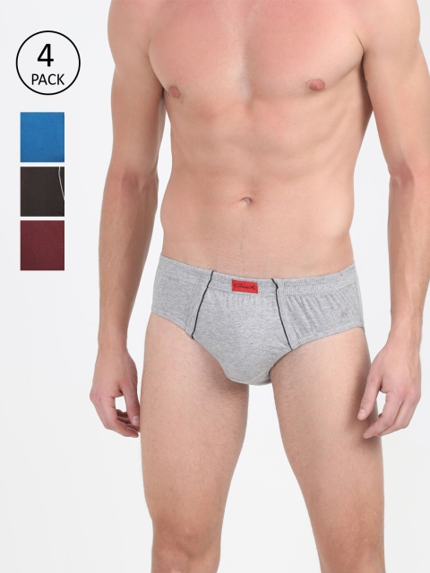 

Genx Men Pack of 4 Assorted Cotton Briefs GENX_GUSTO_IE_4PC