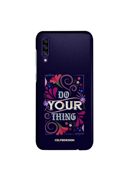 

CelfieDesign Black Do Your Thing Samsung Galaxy A30s Back Cover Base 501, Navy blue