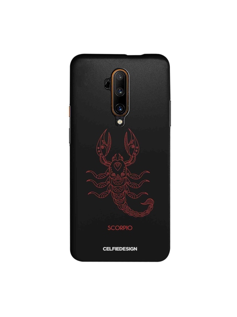 

CelfieDesign Black & Red Scorpio OnePlus 7T Pro Back Cover