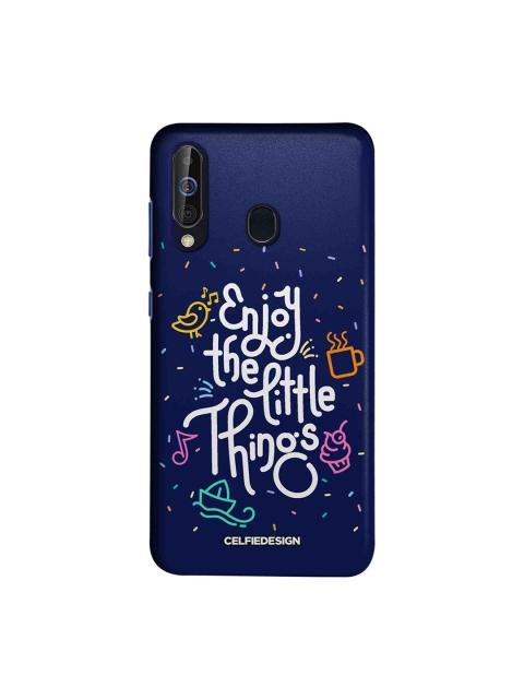 

CelfieDesign Multicoloured Enjoy The Little Things Samsung Galaxy A60 Back Cover, Multi