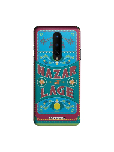 

CelfieDesign Blue Maroon Nazar Lage OnePlus 8 Sustainable Back Cover