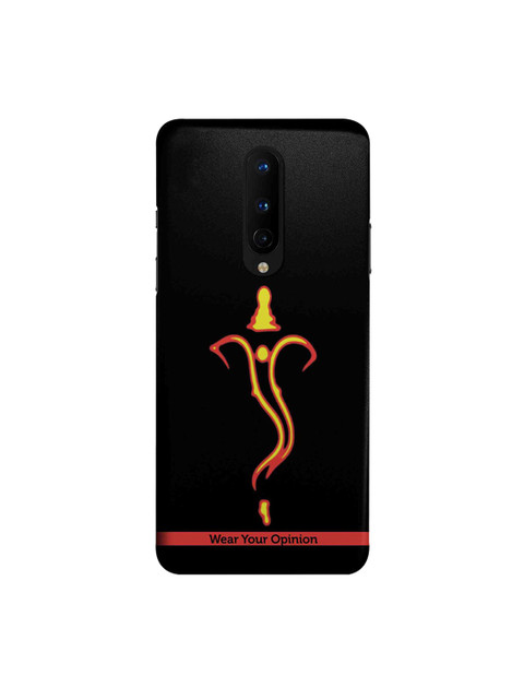 

CelfieDesign Black Ganesha Neon Wear Your Opinion OnePlus 8 Back Cover