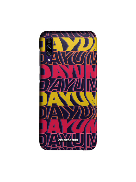 

CelfieDesign Multicoloured Dayum Samsung Galaxy A30s Back Cover, Multi