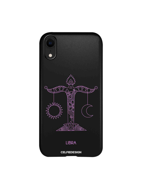 

CelfieDesign Black Libra Zodiac Apple iPhone XR Back Cover