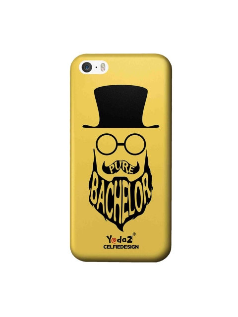 

CelfieDesign Yellow & Black Yedaz Pure Bachelor Apple iPhone SE Back Cover