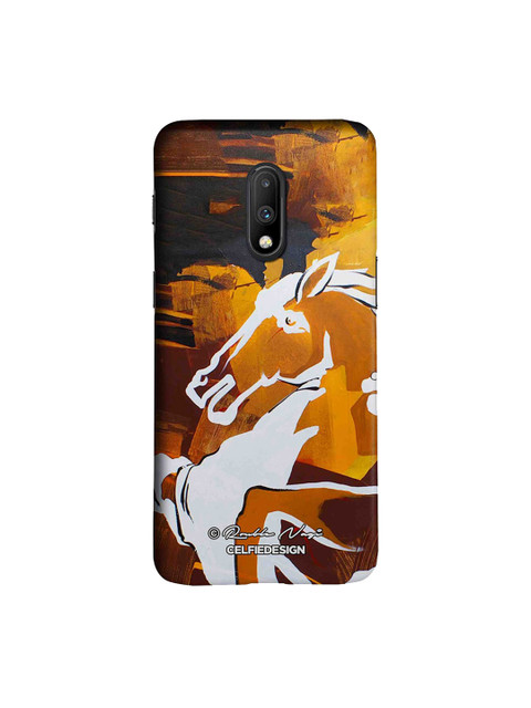 

CelfieDesign Glory Run OnePlus 7 Back Cover, Brown