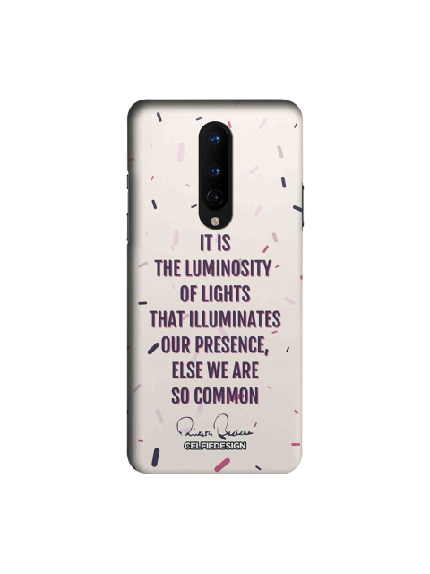 

CelfieDesign Multicoloured Presence AB Quotes OnePlus 8 Back Cover, Multi