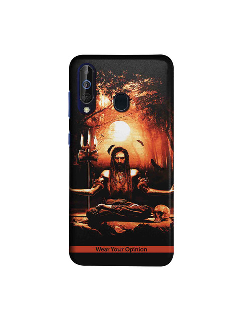 

CelfieDesign Brown Meditation Aghori Wear Your Opinion Samsung Galaxy A60 Back Cover