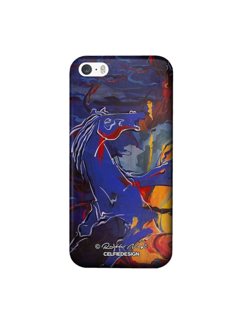 

CelfieDesign Navy Blue Young Idol iPhone SE Sustainable Back Case