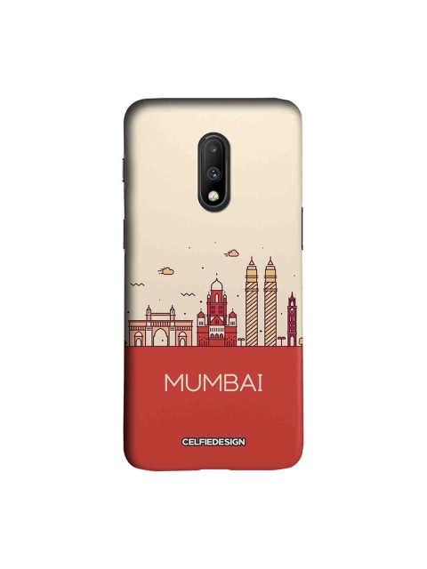 

CelfieDesign Unisex Red OnePlus 7 Mumbai Skyline Signature Back Cover