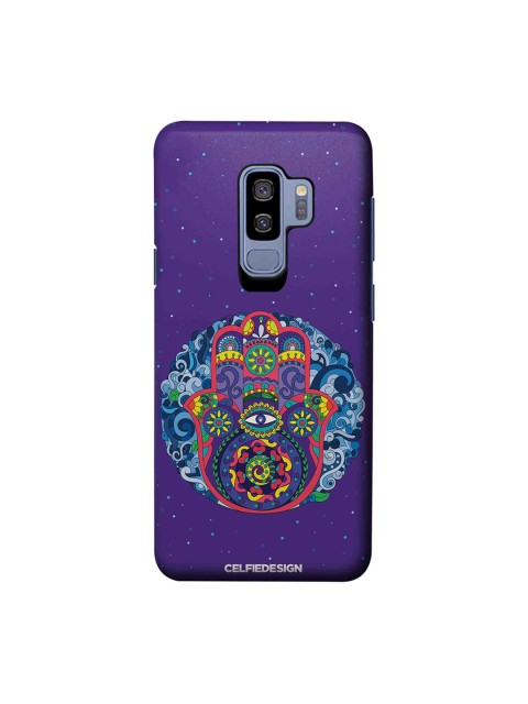 

CelfieDesign Purple Humsa Mandala Samsung Galaxy S9 Plus Back Cover