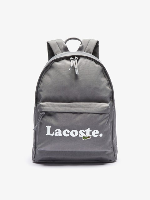 

Lacoste Men Black Brand Logo Backpack