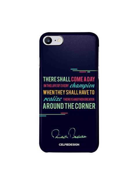

CelfieDesign Navy-Blue & Yellow Champion AB Quotes iPhone 7 Back Cover