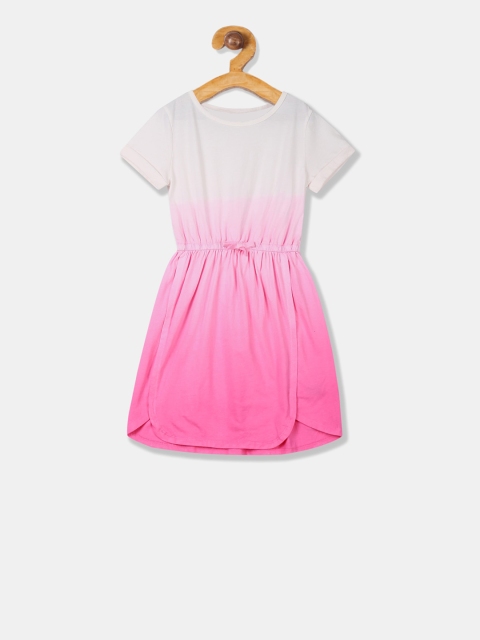 

GAP Girls Pink Cinched-Waist T-Shirt Dress