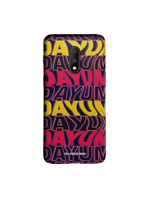

CelfieDesign Yellow & Red Printed OnePlus 7 Back Cover