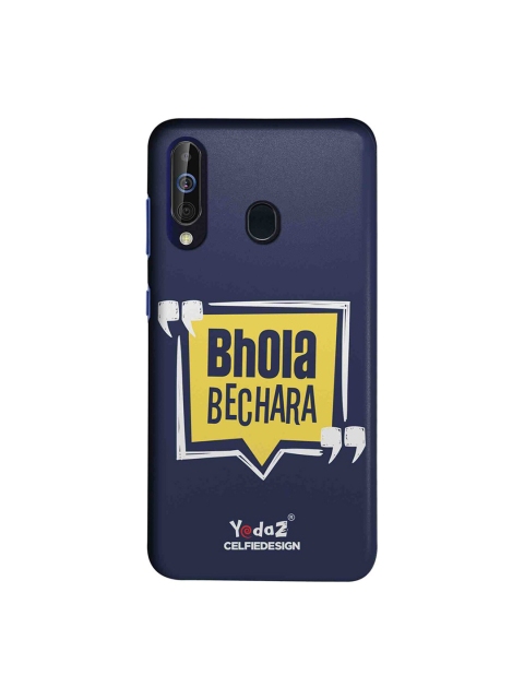 

CelfieDesign Navy-Blue & Yellow Bhola Bechara Samsung Galaxy M40 Sustainable Back Cover