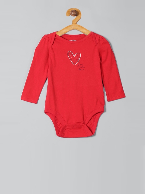 

GAP Baby Red Mini Heart Bow Bodysuit