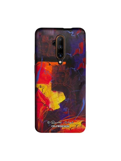 CelfieDesign Blue & Red Abstract Moksha OnePlus 7T Pro Back Cover