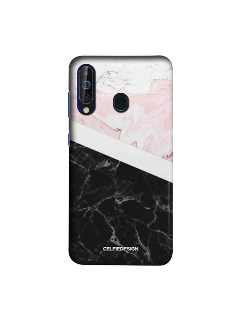

CelfieDesign Pink & Black Marble Printed Samsung Galaxy M40 Sustainable Mobile Back Cover