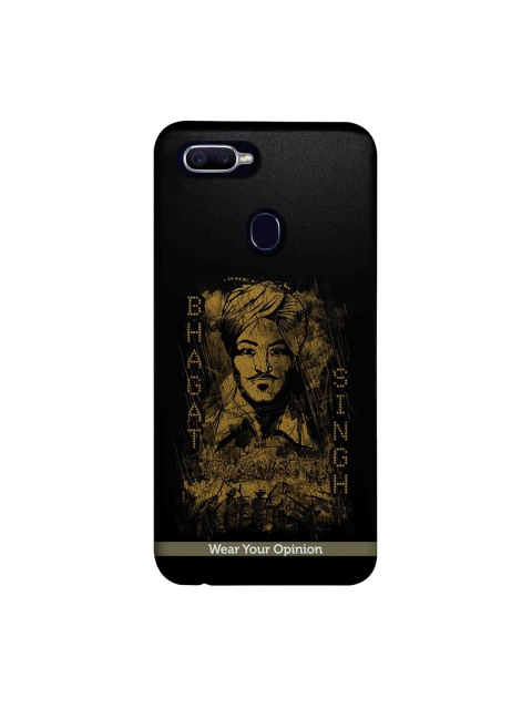 CelfieDesign Black Bhagat Singh Series Oppo F9 Pro Back Cover