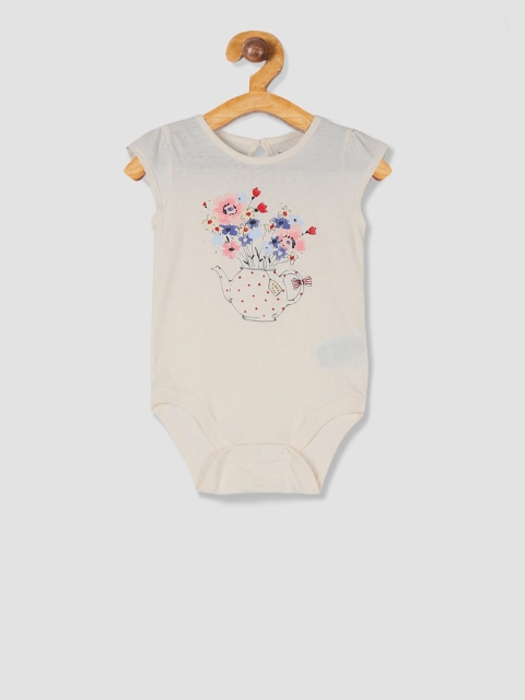 

GAP Girls White Flutter Sleeve Graphic Bodysuit