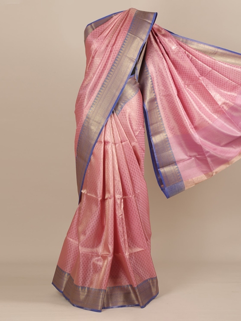 

Pothys Pink Woven Design Tissue Saree