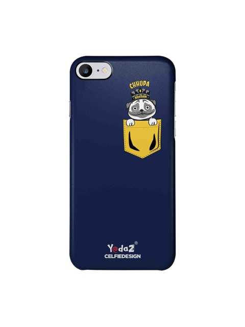 

CelfieDesign Black & Yellow Chhupa Rustom Apple iPhone 7 Back Cover, Blue