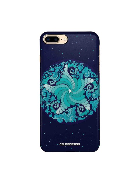 

CelfieDesign Blue Starfish Mandala Apple iPhone 8 Plus Back Cover Mandala