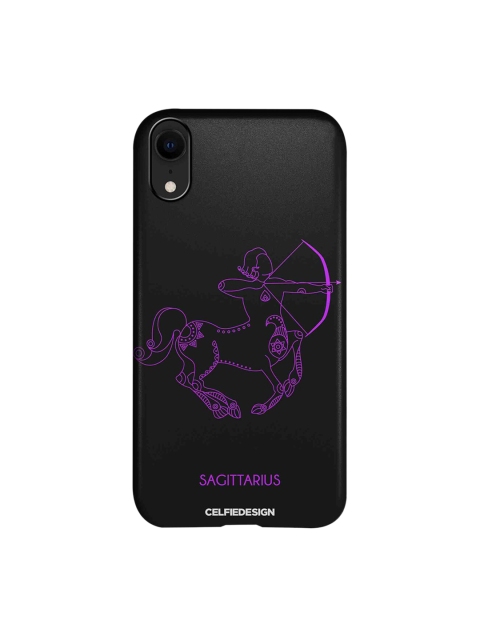 

CelfieDesign Black Zodiac Sagittarius Apple iPhone XR Back Cover