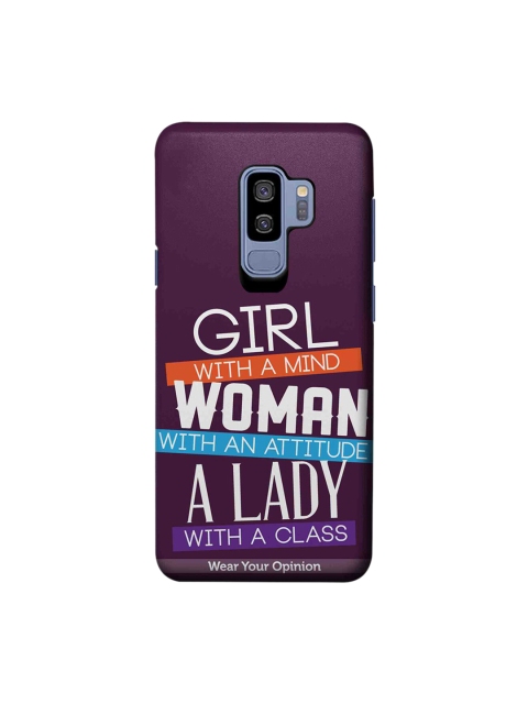

CelfieDesign Multicolored Girl Woman Lady Samsung Galaxy S9 Plus Back Cover, Multi