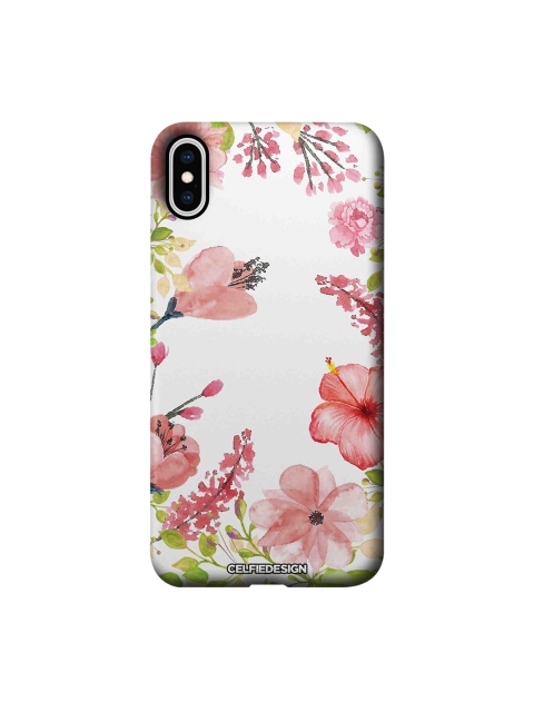 

CelfieDesign White Aquarelle Gardens Apple iPhone XS Max Back Cover