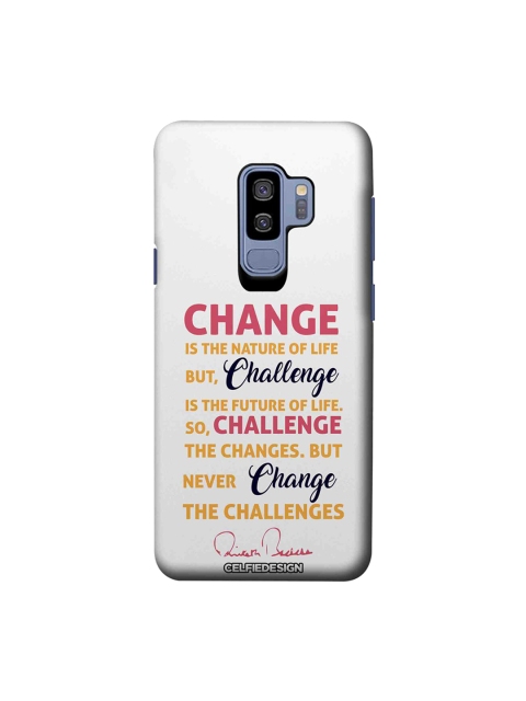 

CelfieDesign White Challenge AB Quotes AB Collections Samsung Galaxy S9 Plus Back Cover