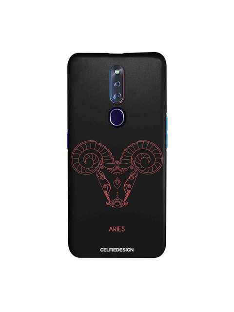 

CelfieDesign Black Aries Zodiac Oppo F11 Pro Back Cover